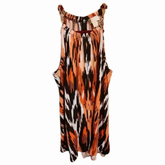 Michael Michael Kors Chain Strap Halter Tank Blouse - Picture 3 of 7